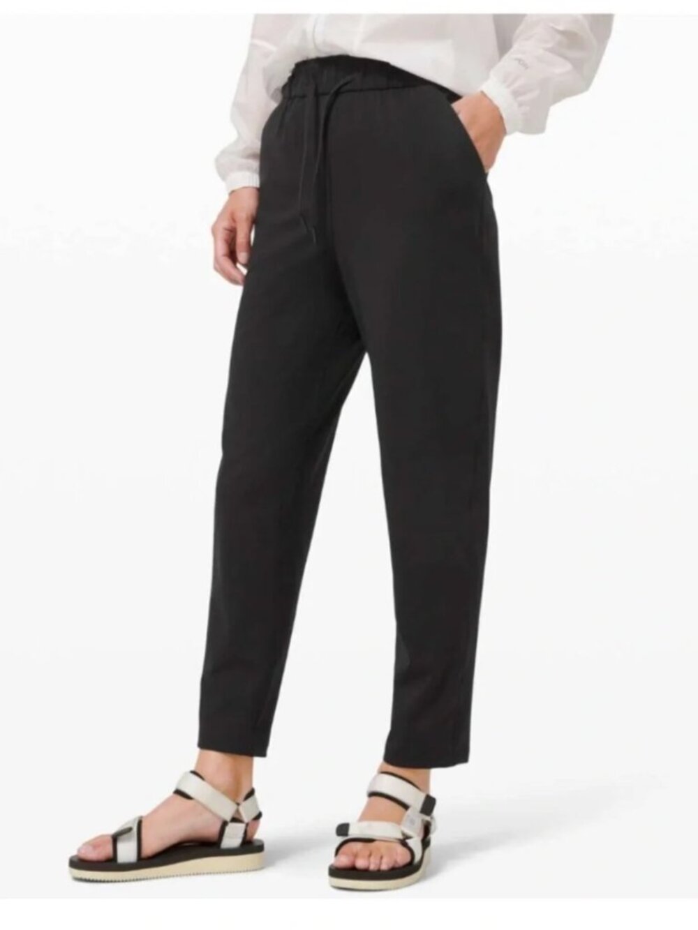Lululemon Keep Moving Pant 7/8, Black, Size 12